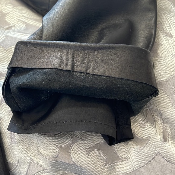 DANIER Black Leather Trousers 8 - Picture 11 of 11